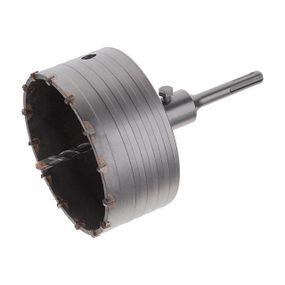 Комплект: свердло корончасте для бетону 120 мм + перехідник SDS-plus 100 мм INTERTOOL SD-71201