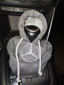 Чохол кофта Худі аксесуар на КПП  Car Hoodie мерседес Mercedes сірий подарунок автомобілісту 10070