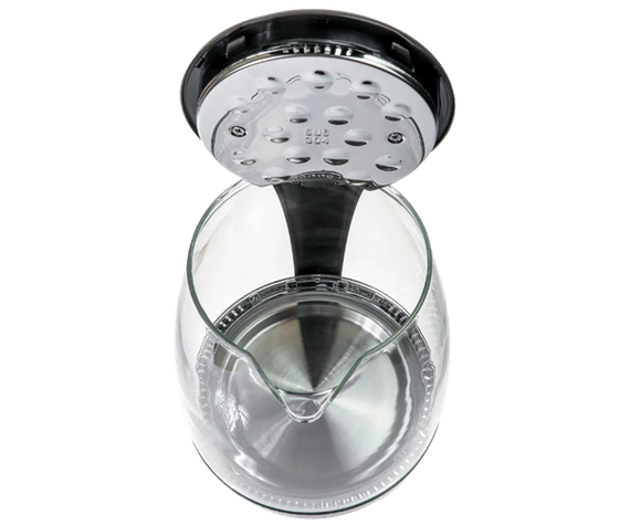 Чайник стеклянный электрический 1,8 л Domotec MS-81 черный 1800W (lp-90188_425) | Зображення 3