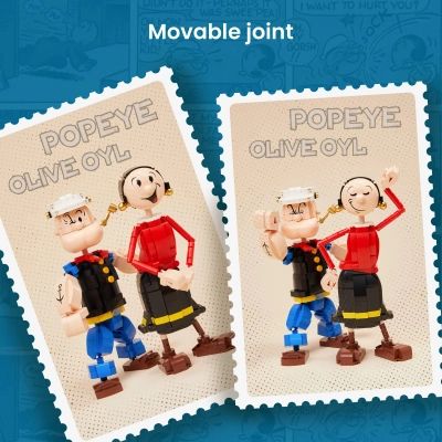 Конструктор Pantasy Popeye Папай з Оливою (86401) | Зображення 5