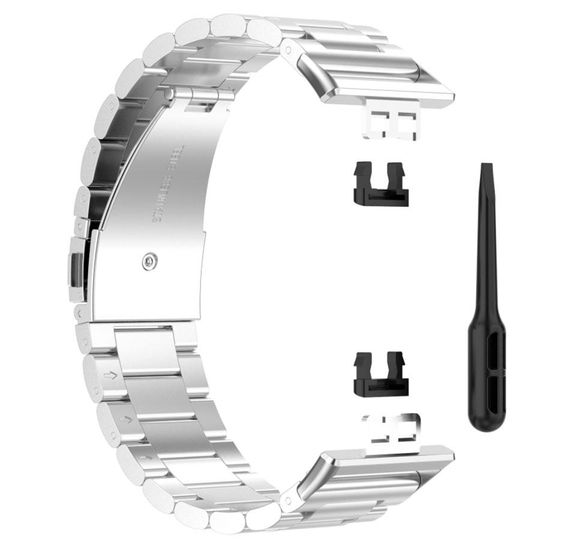 Металевий ремінець Primolux для смарт-годинника Huawei Watch Fit / Fit SE (TIA-B09, TIA-B29, STA-B39) - Silver | Зображення 2