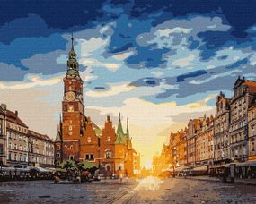 Картина за номерами "Чарівний Вроцлав" KHO3608 40х50