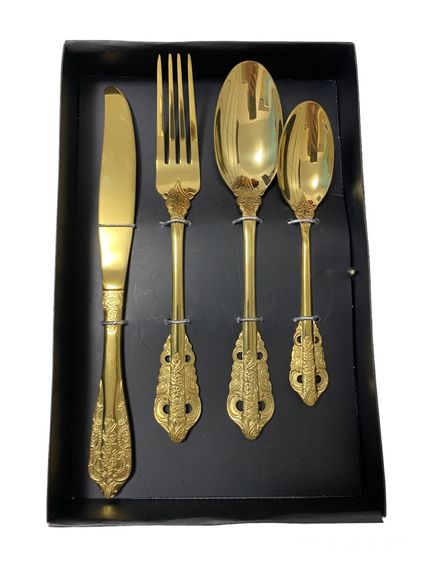Набір столових приборів Gold Vintage (на 4 персони) | Зображення 6