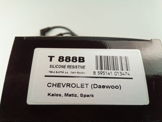 Дроти запалювання Matiz 1.0, TESLA (T888B) силікон (96288956) | Зображення 1