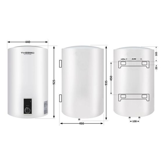 Водонагреватель электрический Thermo Alliance 100 л вертикальный, сухой ТЭН 2,0 кВт D100V20J3(D)K | Зображення 1