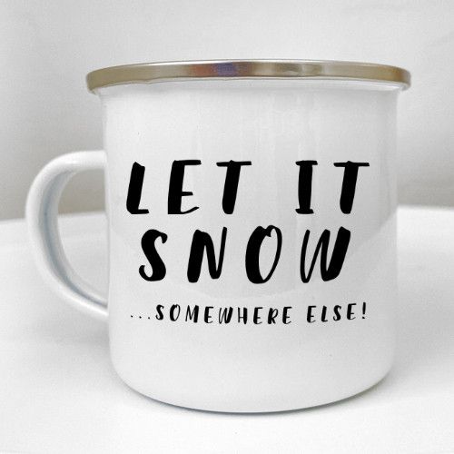 Кружка металлическая Camper Let it snow 250 мл (KRM_23S095)