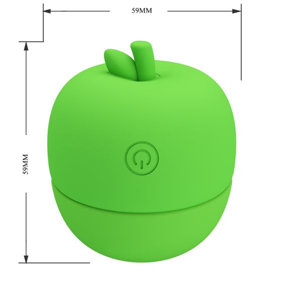 Вібростимулятор PRETTY LOVE APPLE SECRET, 12 licking settings, Silicone ABS Sex Aura | Зображення 2