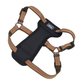 Шлей для собак світловідбивна Coastal K9 Explorer Harness, 66-96 см, коричневий