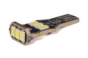 Светодиодная лампа StarLight T15 9 диодов 5730 12V 2.5W WHITE / Canbus / мультиполярная / печатная плата