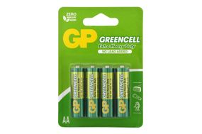 Батарейки сольові GP15G-UE4 4 шт на блістері Greencell