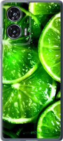 Чохол на Motorola Edge 50 Fusion Зелені часточки лимона "852u-3748-2448"