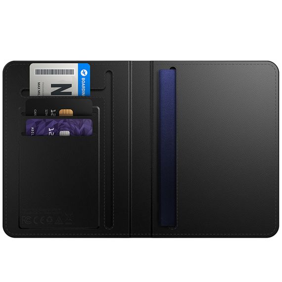 Трекер Hoco E91G Tiger обкладинка паспорту + БЗП 100 mAh Black | Зображення 3