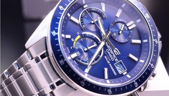 Японські чоловічі годинники наручні кварцові оригінальні Casio Edifice EFS-S510D-2AVUEF | Зображення 2