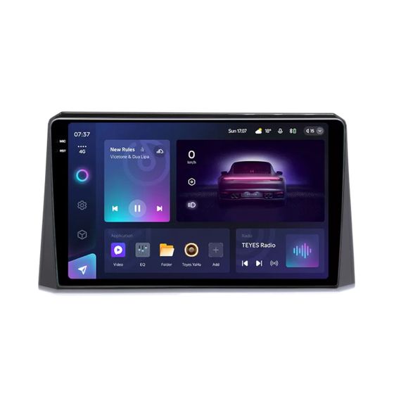 Штатна магнітола серії Teyes 2K 360 CC3 6*128Gb під Toyota Corolla 12 2018-2020 (F2) (W3) 10 дюймів