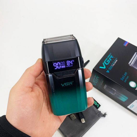 Профессиональная электробритва с насадками VGR V-308, Электробритва для профессионального бритья EJ-71 | Зображення 9