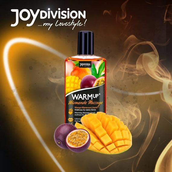 Їстівна масажна олія з ефектом, що розігріває WARMup Mango Maracuya 150 мл Sex Aura | Зображення 2