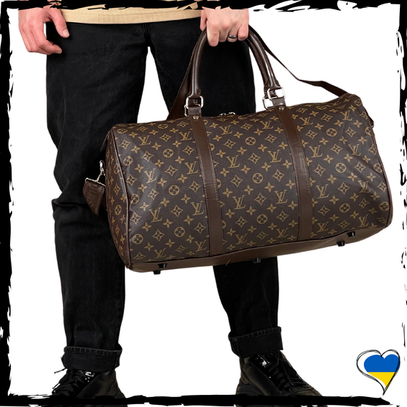 Сумка брендовая дорожная Louis Vuitton. Сумка Луи Виттон. Багажная, спортивная сумка LV, ЛВ