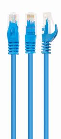 Патч корд Cablexpert PP6U-0.5M/B, UTP, категорія. 6, литий,  50u" штекер із фіксатором, 0.5 м, синій