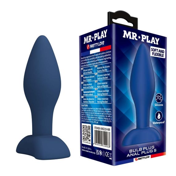 Анальна пробка MR.PLAY - Bulb Anal Plug S, BI-040219-MR Sex Aura