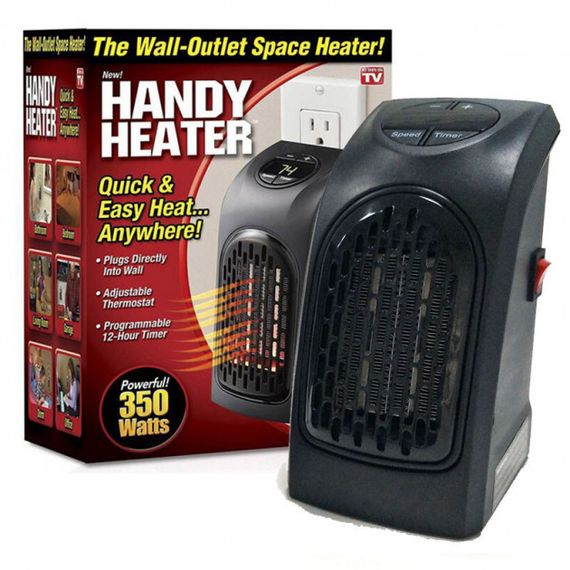 Портативний міні обігрівач ∙ Електрообігрівач ∙ Тепловентилятор Handy Heater 400W 11453 | Зображення 3