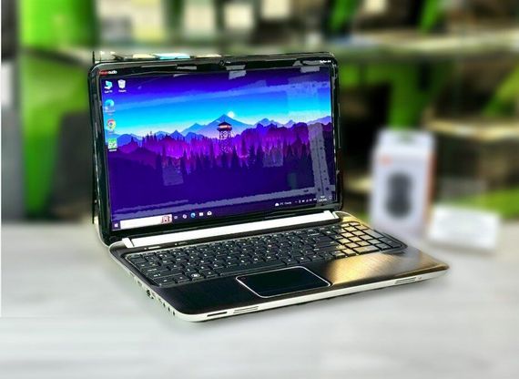 Ноутбук Б-класс HP Pavilion dv6-6135dx / 15.6" (1366x768) TN / AMD A8-3500M (4 ядра по 1.5 - 2.4 GHz) / 8 GB DDR3 / 128 GB SSD / AMD Radeon 6600M, 1 GB GDDR5, 32-bit / WebCam / Win 10 Pro б/у | Зображення 1
