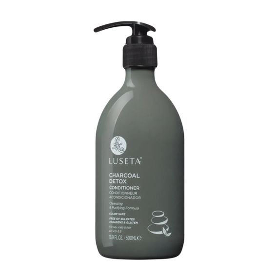 Кондиционер увлажняющий для гладкости Luseta Beauty Charcoal Detox (500 ml)