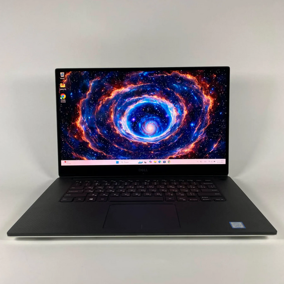Ігровий ноутбук Dell XPS 15 9570 / 15,6" (3840x2160) IPS Touch / Intel Core i7-8750H (6 (12) ядер по 2,2 - 4,1 ГГц) / 16 ГБ DDR4 / 512 ГБ SSD / nVidia GeForce GTX 1050 Ti Max-Q, 4 ГБ GDDR5, 128-біт / HDMI / USB Type-C б/в | Зображення 1