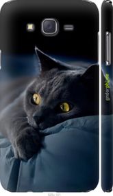 Чохол на Samsung Galaxy J7 J700H Димчастий кіт "825m-101-2448"