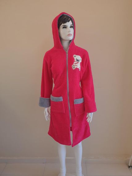 Халат Zeron 127986 Туреччина С  Велсофт Малиновий