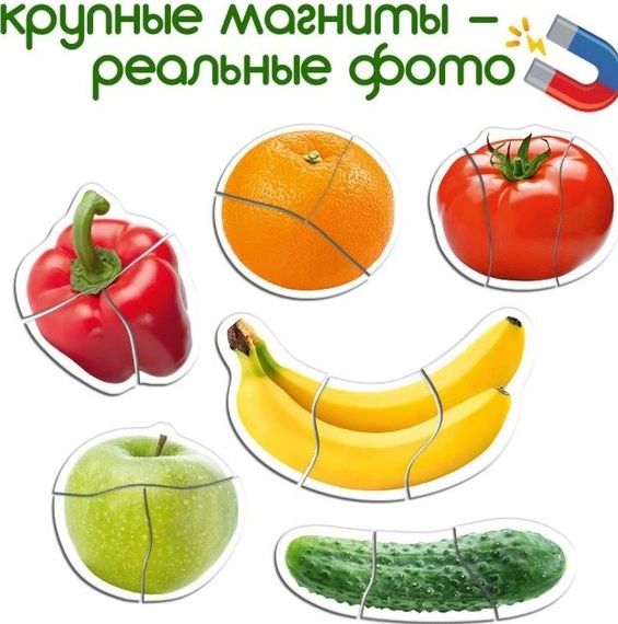 Набір магнітів "Фрукти" ML4031-25 EN Magdum, в коробці (4820215152877) | Зображення 2
