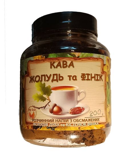 Кава жолудева та фінікова, 200г | Зображення 1