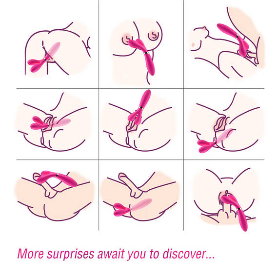 Двосторонній вібростимулятор Boys of Toys - Y-Wand Pink, BS5200026-1 sexstyle | Зображення 3