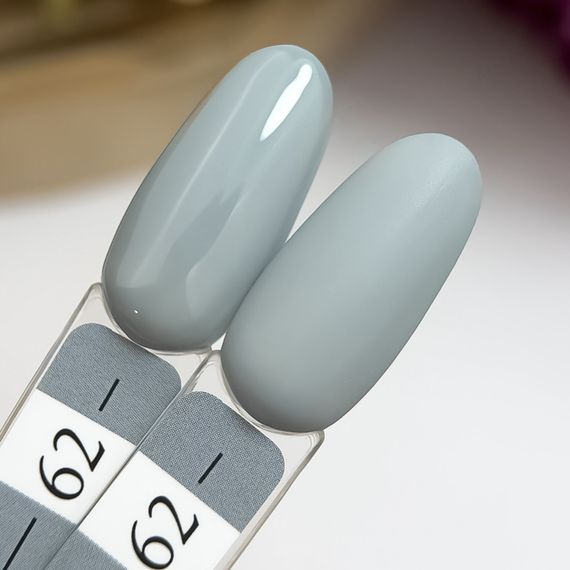 Гель-лак Crooz 62 (ніжний світло-сірий) 8мл | Зображення 1