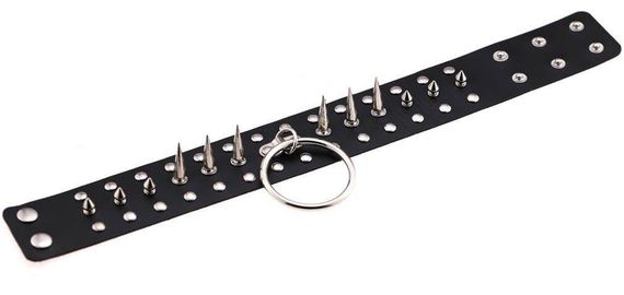 Чокер-ошейник SKN-AS09 GREY sexstyle | Зображення 1