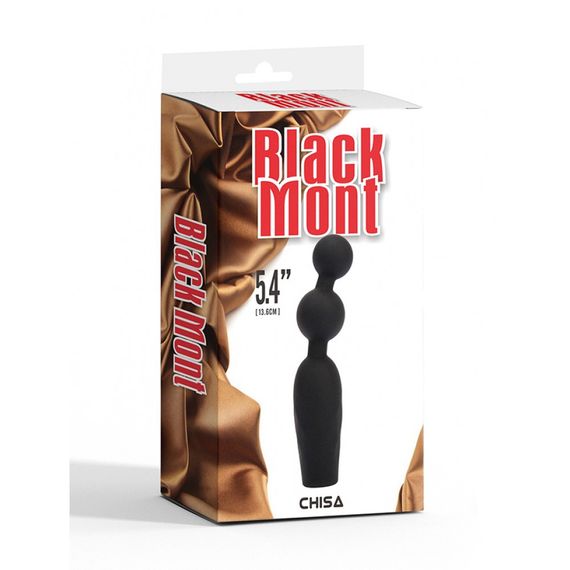 Анальная пробка CHISA Black Mont Vibrating Booty Beads с вибрирующими бусинами Sex Aura | Зображення 6