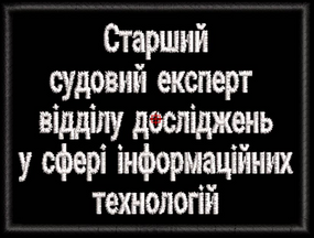 Шеврон Старший Судовий Експерт
