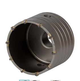 Коронка по бетону Grad  Ø80 × 70 мм 10 зубців (тубус) (1514115)