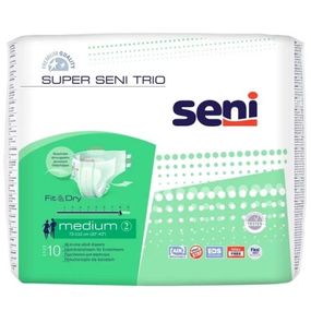 Подгузники для взрослых Seni Super Trio Medium 10 шт (5900516691707)