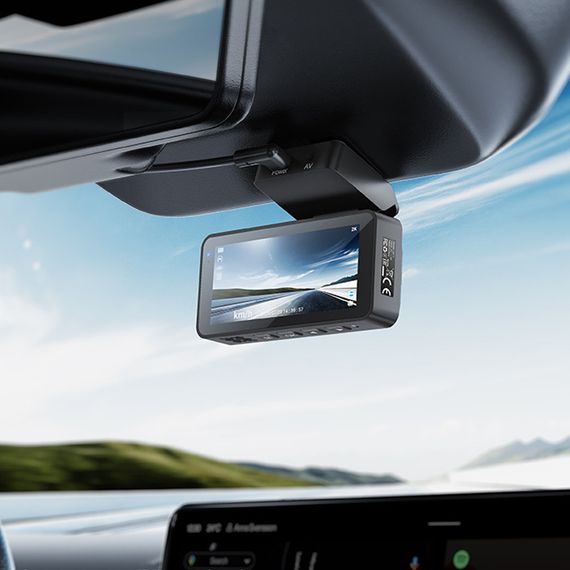 Видеорегистратор Hoco DV11 2K display GPS Silvery gray | Зображення 7