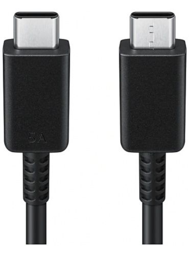 Дата кабель USB-C to USB-C 1.0m 5A black Samsung (EP-DN975BBRGRU) | Зображення 1