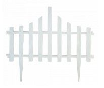 Забір для газону набір/10+2 секції Забірник білий флок Алеана