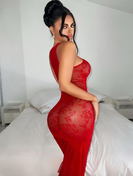Бодістокінг JSY WW7248-Red One Size Sex Aura | Зображення 3