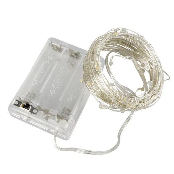 Гирлянда "Роса" 10м, на батарейках (3хАА), Royalstar, Разноцветный / Светодиодная новогодняя гирлянда | Зображення 2