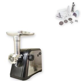 М'ясорубка Rainberg Rb 673 реверс соковитискач 3000 Вт нержавіюча сталь/чорний (Rb 673_1863)