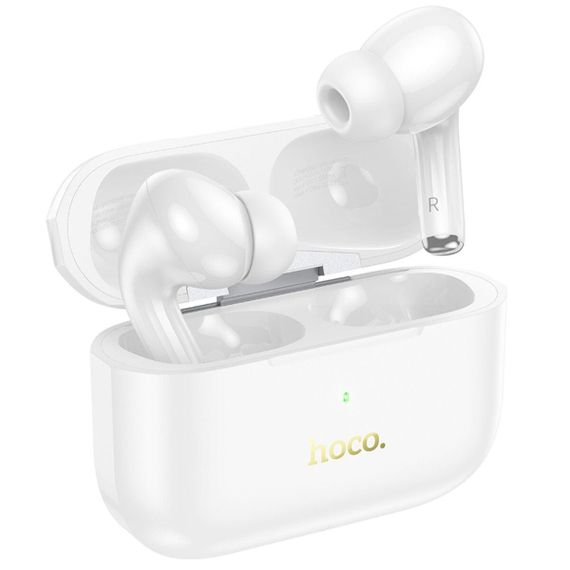 Бездротові навушники HOCO EW56 Plus Generoso true wireless ANC noise reduction BT headset White | Зображення 1