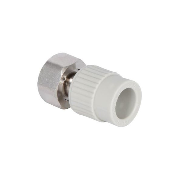 Муфта под Евроконус PPR с накидной гайкой Thermo Alliance 20х3/4" ВР с латунным штоком | Зображення 1