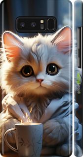 Чохол на Samsung Galaxy Note 8 Білий кіт "5646m-1020-2448"