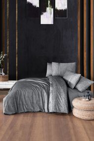 Постельное белье La Romano Premium Satin 200×220 Nesy Grey