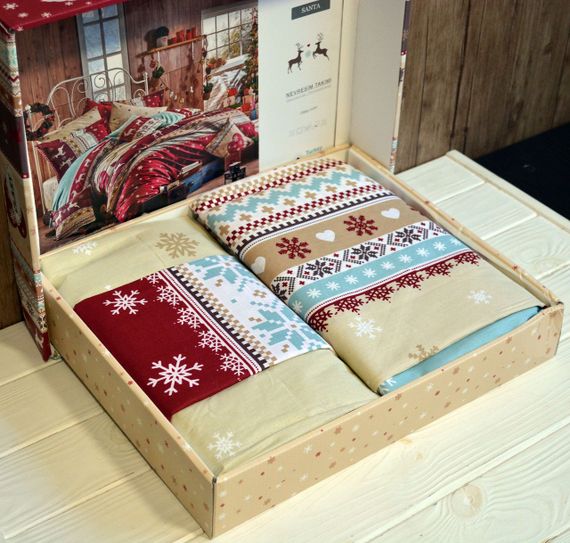 Комплект постельного белья Clasy Ranforse 200×220 Santa | Зображення 3