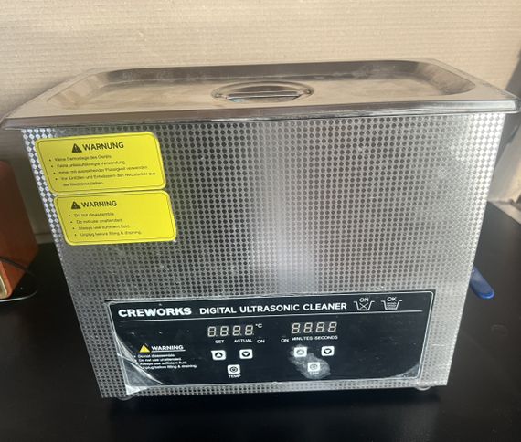 Цифровая ультразвуковая ванна Creworks PS-30A, 6л 180W с таймером и подогревом (мойка) (была в использовании)